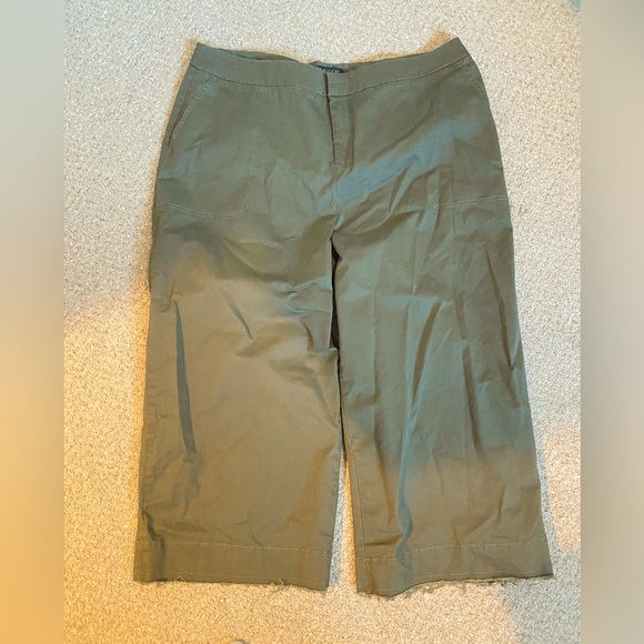 Eloquii Army Green Casual Pants - Picture 1 of 6